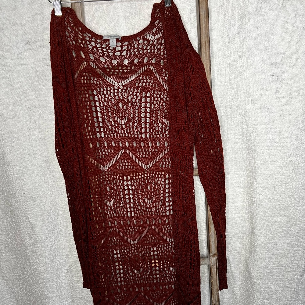 CHARLOTTE RUSSE XLONG CARDIGAN